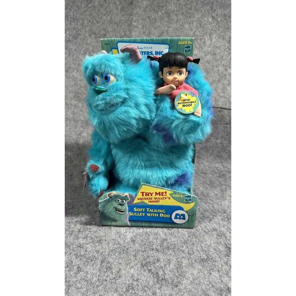 Vintage 2002 Monsters Inc Soft Talking Sulley with Boo
